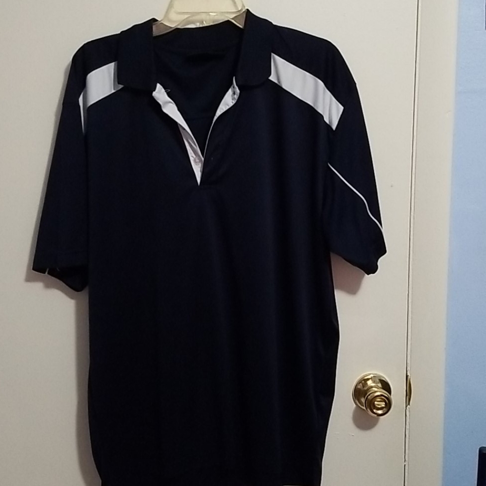 Wilson Navy Blue and White Large Shirt